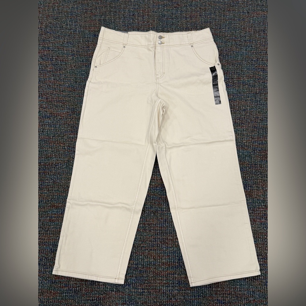Banana Republic Ecru / Cream Denim Pants NWT
